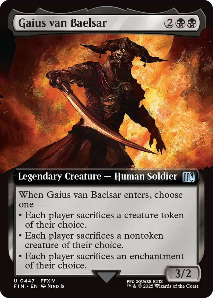Gaius van Baelsar (FIN-447) - FINAL FANTASY: (Extended Art) Foil
