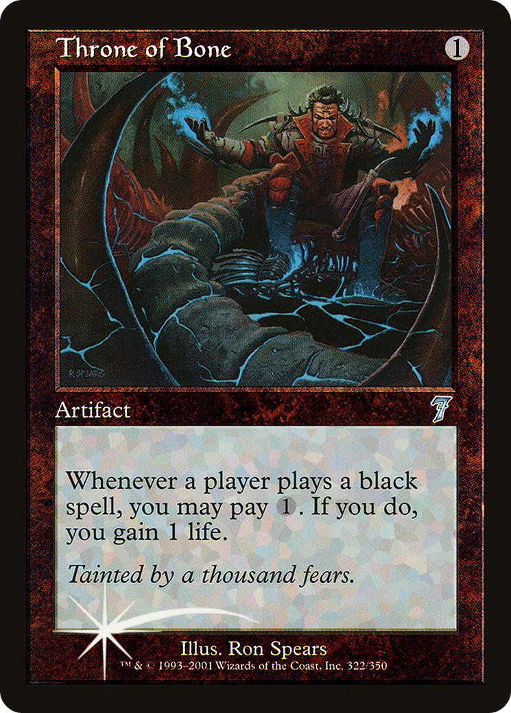 Throne of Bone (7ED-322) - 7th Edition Foil