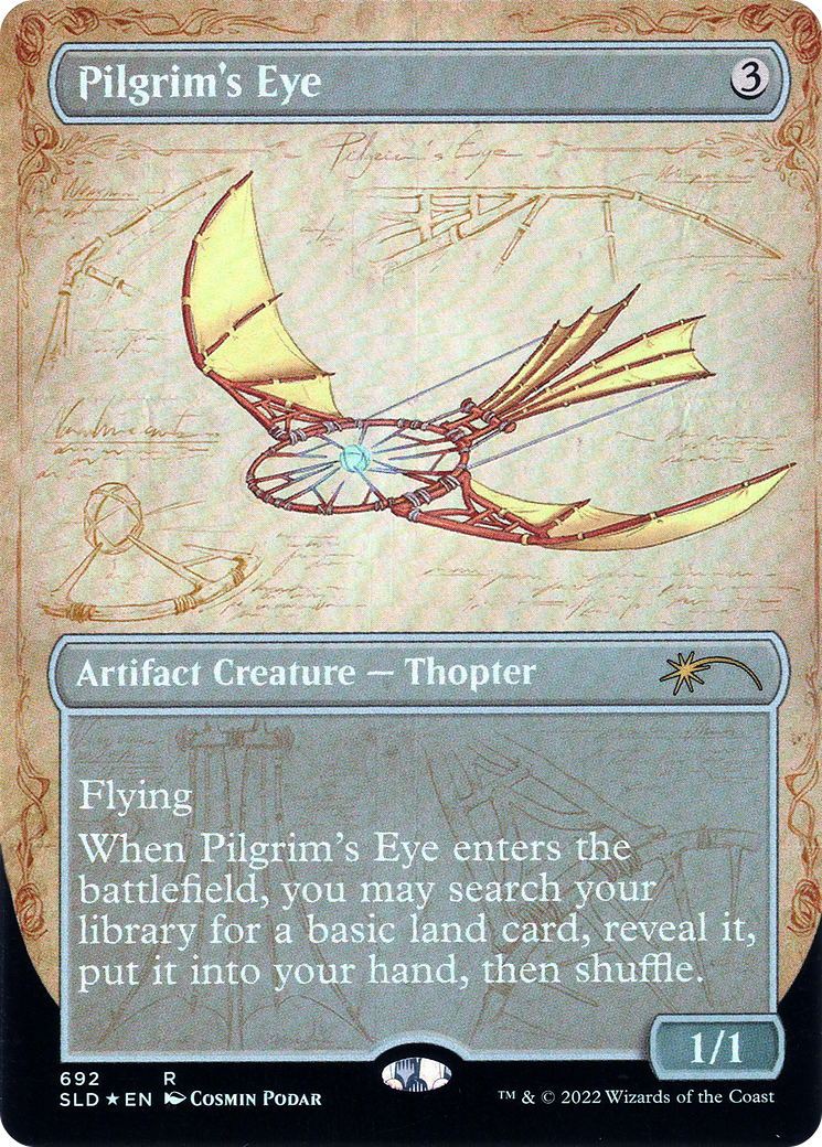 Pilgrim's Eye (Borderless) (SLD-692) - Secret Lair Drop (Borderless) Foil