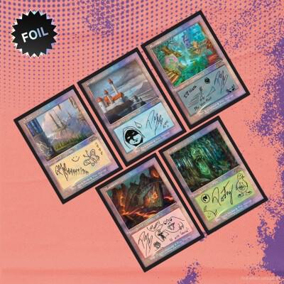 Magic the Gathering - Secret Lair - Post Malone - The Lands - Traditional Foil