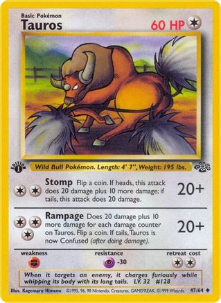 Tauros 047/64 - Unlimited Jungle - Uncommon