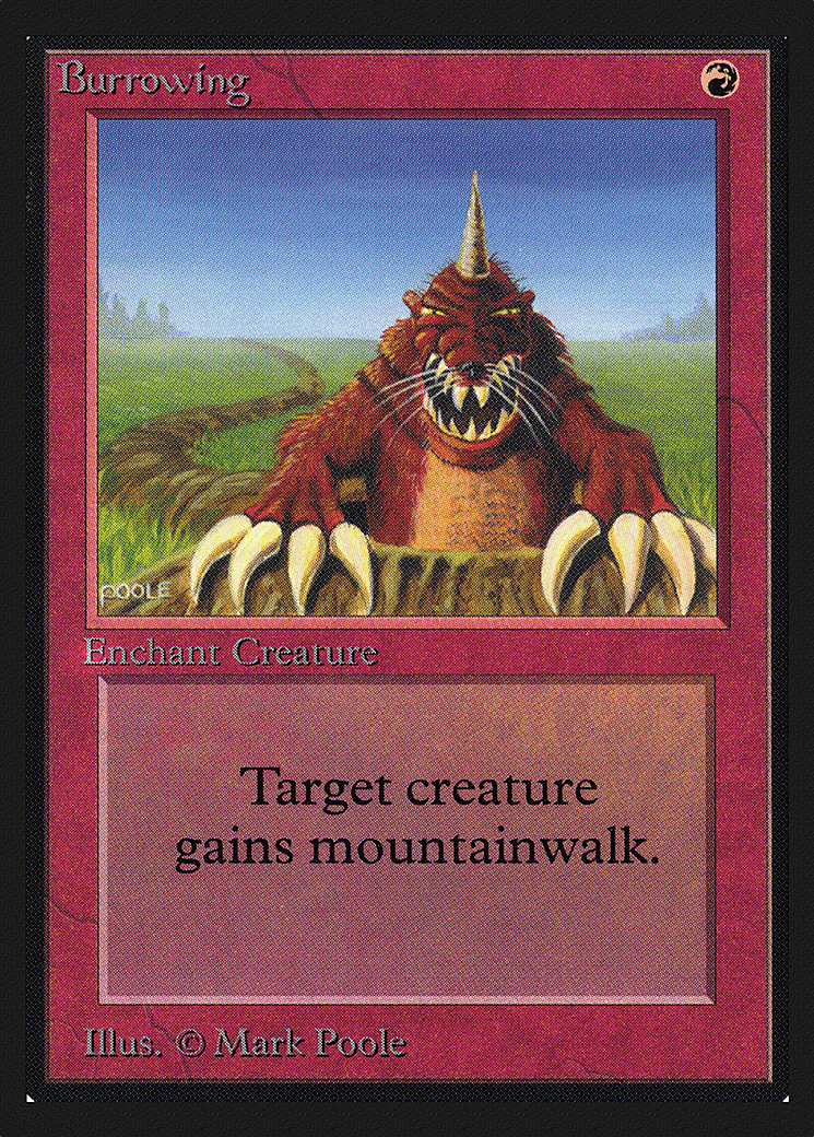 Burrowing (CE) (CED-139) - Collectors' Edition