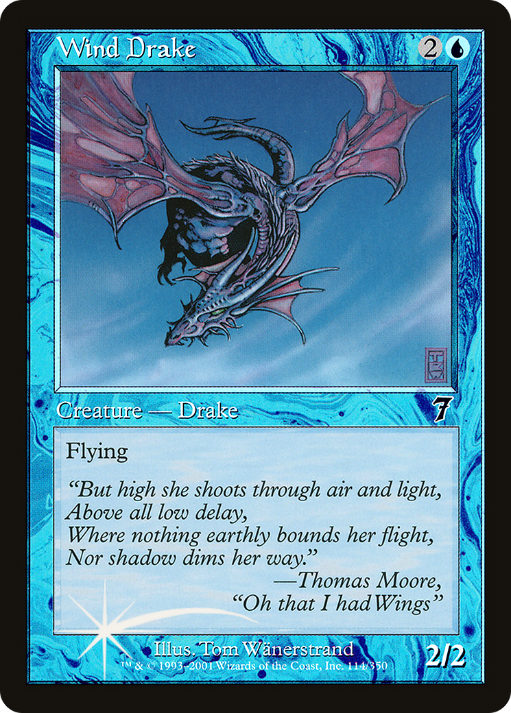 Wind Drake (7ED-114) - 7th Edition