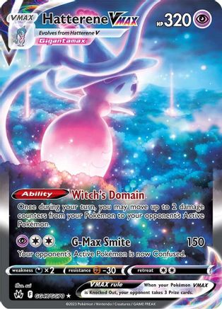 Pokemon Crown Zenith Hatterene VMAX GG47