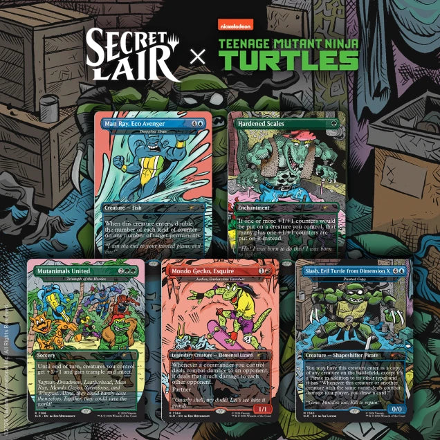 Magic the Gathering - Secret Lair x Teenage Mutant Ninja Turtles - The Mighty Mutanimals - Non-Foil
