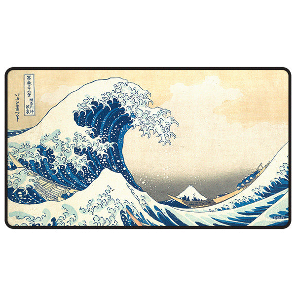 Playmat - Black Stitched - The Great Wave Off Kanagawa