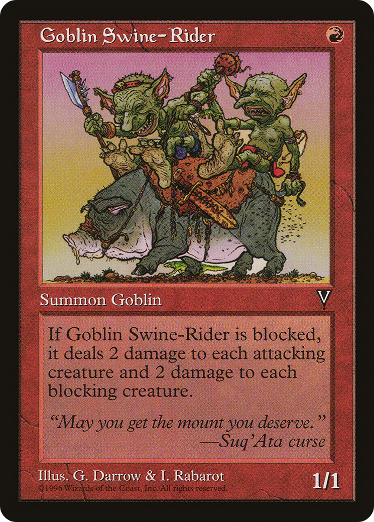 Goblin Swine-Rider (VIS-81) - Visions