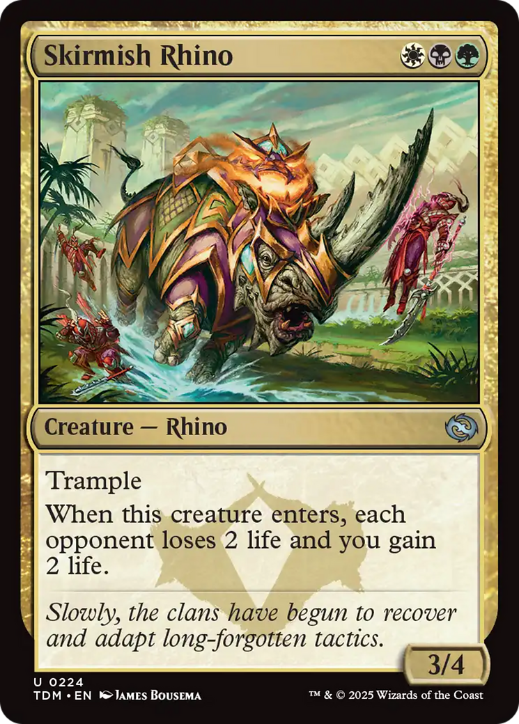 Skirmish Rhino (TDM-224) - Tarkir: Dragonstorm