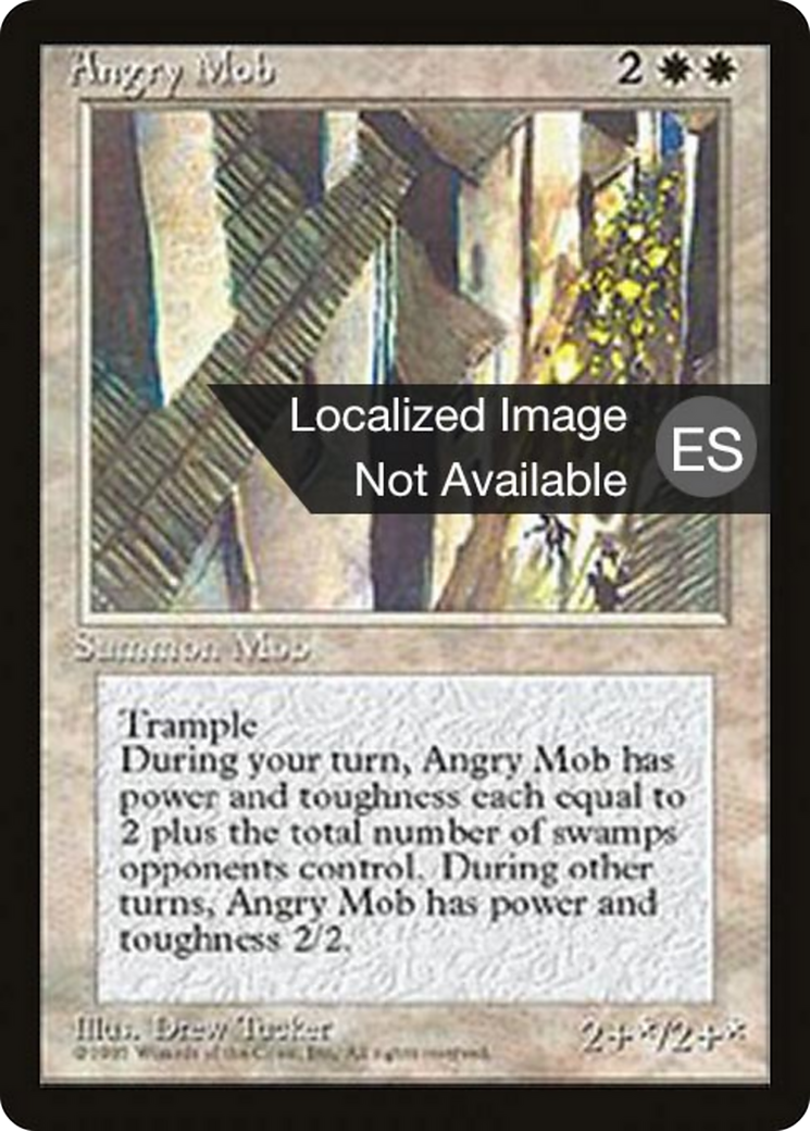 Angry Mob (4BB-3) - Fourth Edition Foreign Black Border