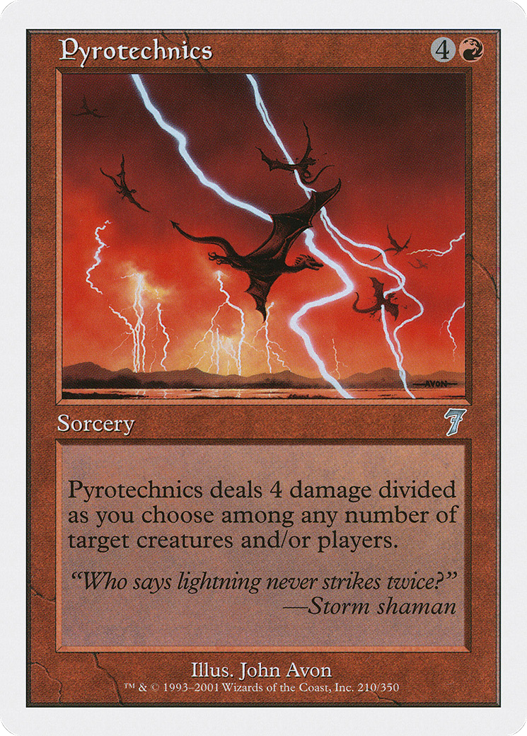 Pyrotechnics (7ED-210) - 7th Edition Foil