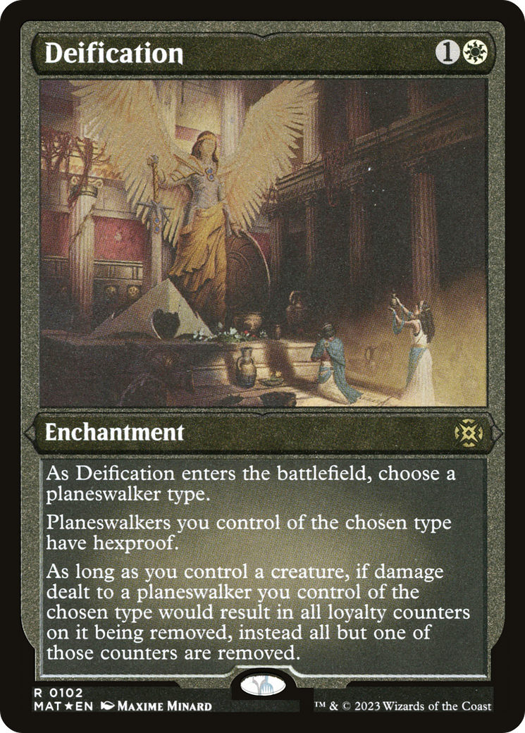 Deification (MAT-102) - March of the Machine: The Aftermath Etched Foil