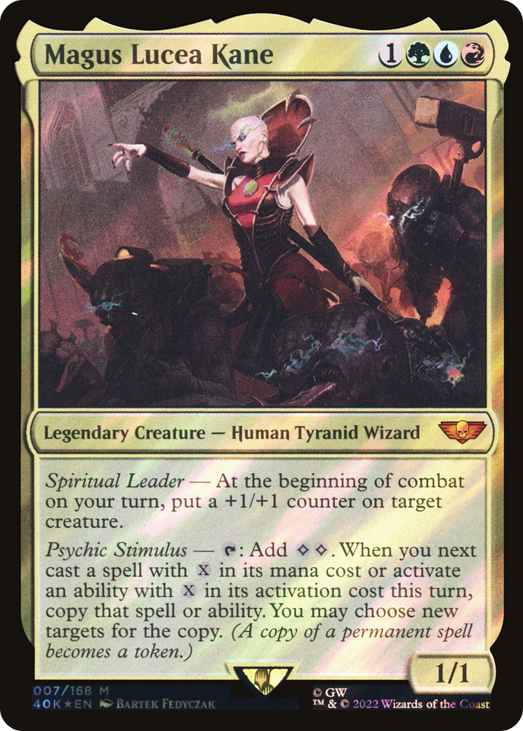 Magus Lucea Kane (Surge Foil) (40K-007) - Warhammer 40,000 Commander Foil