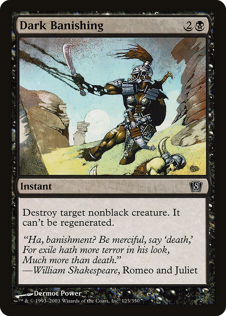 Dark Banishing (8ED-123) - 8th Edition Foil