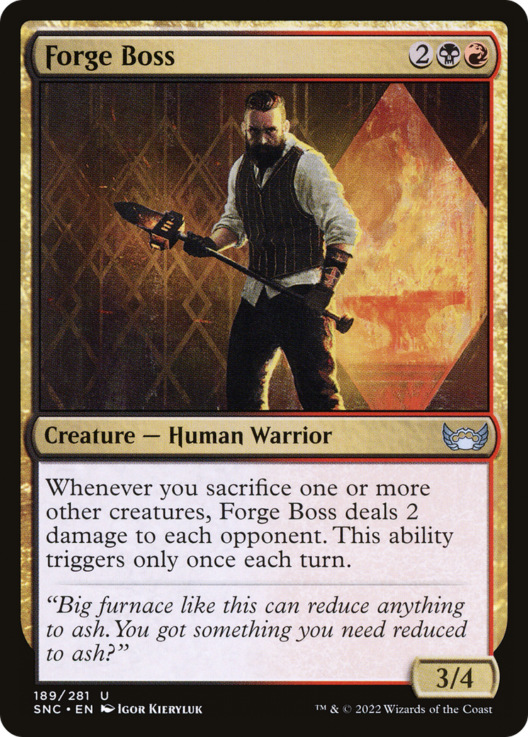 Forge Boss (SNC-189) - Streets of New Capenna