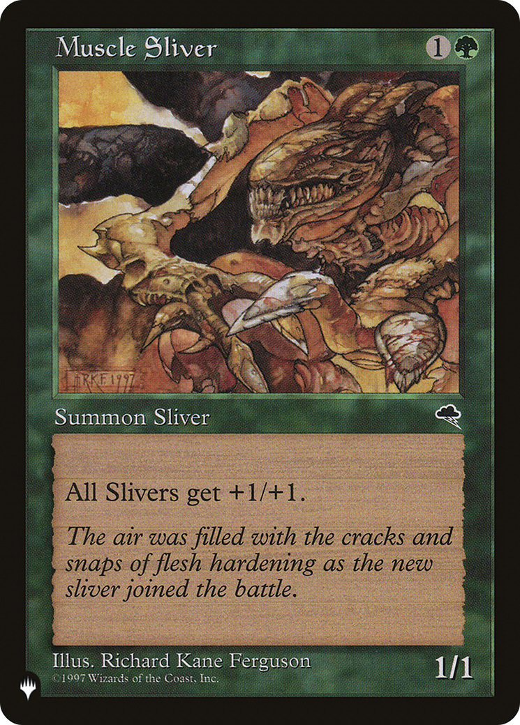 Muscle Sliver (LIST-238) - The List