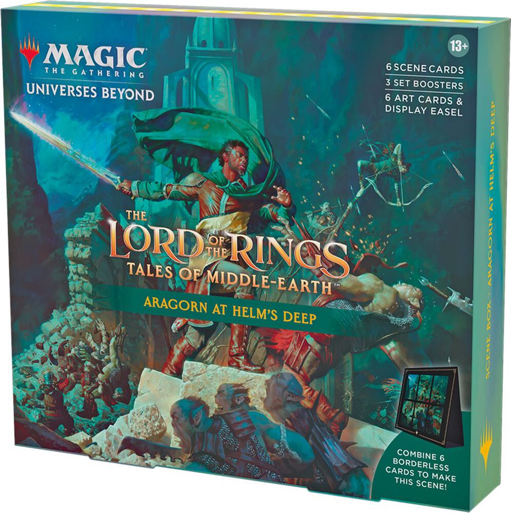 Magic The Gathering - The Lord of the Rings - Aragorn at Helm's Deep Scene Box