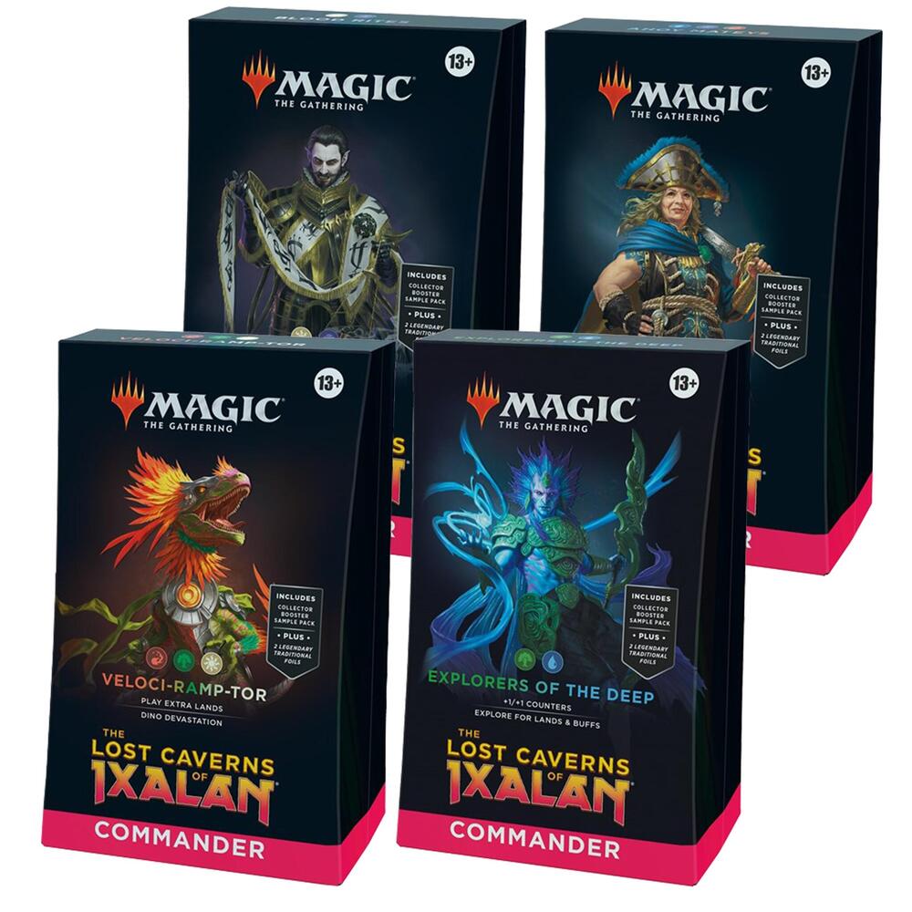 Magic the Gathering - Lost Caverns of Ixalan - Commander Deck Case (Set of 4) Reprint