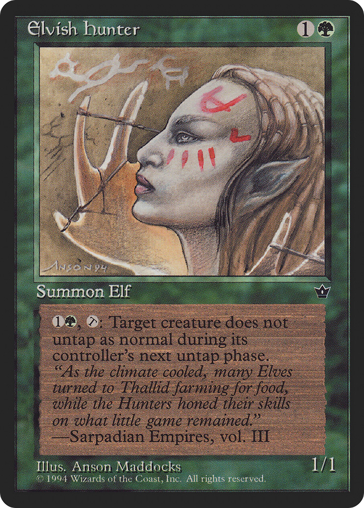 Elvish Hunter (Maddocks) (FEM-67) - Fallen Empires