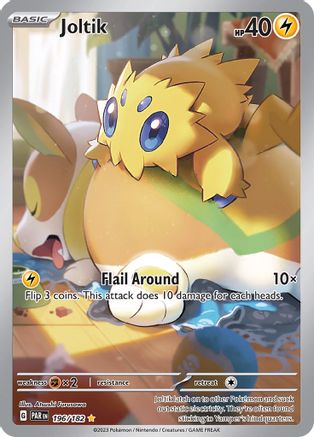 Joltik 196/182 - Holofoil SV04 Paradox Rift - Illustration Rare