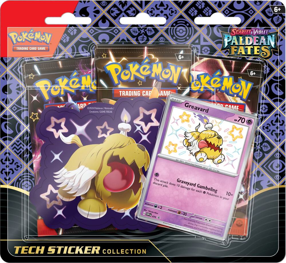 Pokemon - Paldean Fates - Sticker Collection (Greavard)