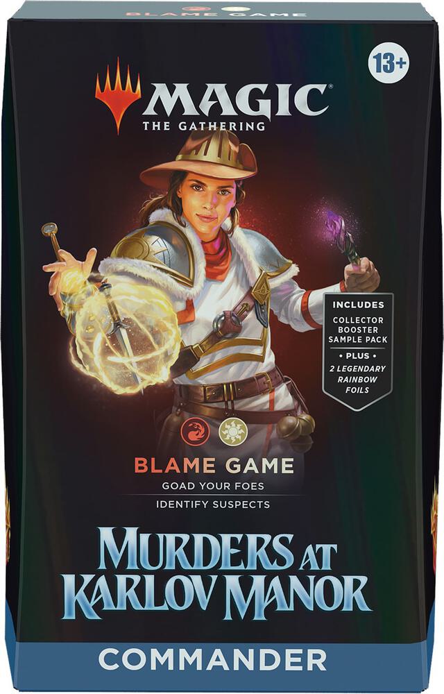Magic the Gathering - Murders at Karlov Manor - Blame Game Commander Deck