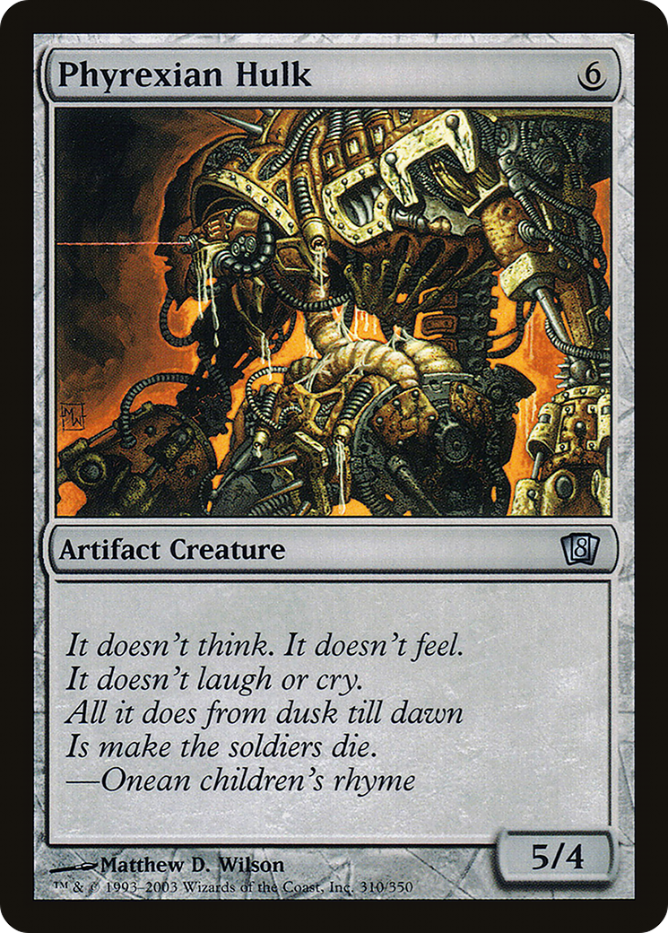Phyrexian Hulk (8ED-310) - 8th Edition Foil