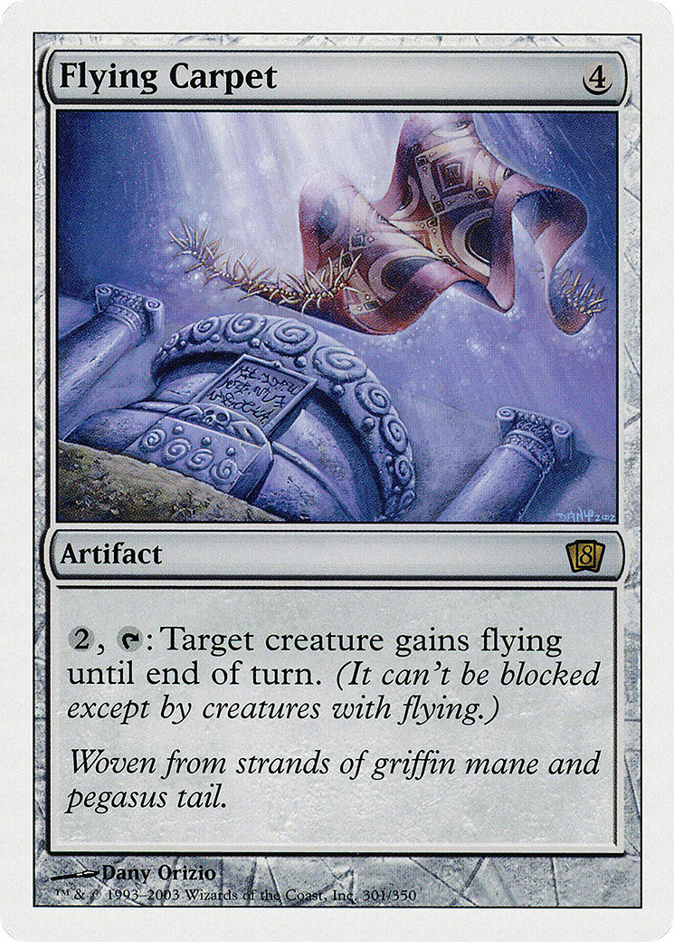 Flying Carpet (8ED-301) - 8th Edition Foil