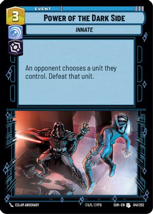 Power of the Dark Side (041/252) - Spark of Rebellion Foil