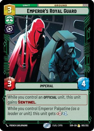 Emperor's Royal Guard (082/252) - Spark of Rebellion Foil