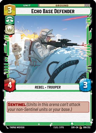 Echo Base Defender (098/252) - Spark of Rebellion