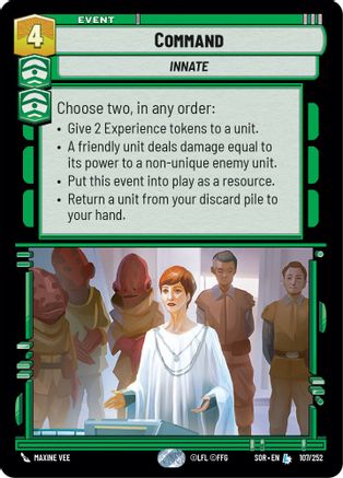 Command (107/252) - Spark of Rebellion Foil