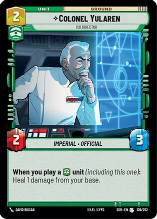 Colonel Yularen - ISB Director (109/252) - Spark of Rebellion
