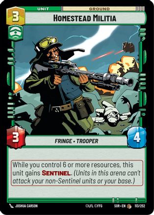 Homestead Militia (113/252) - Spark of Rebellion