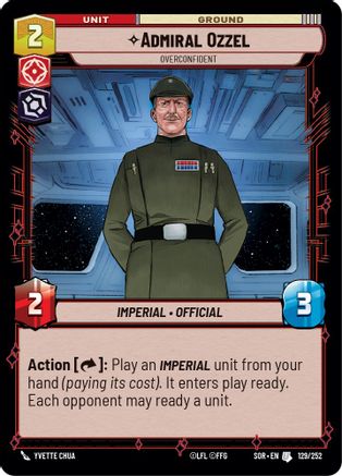 Admiral Ozzel - Overconfident (129/252) - Spark of Rebellion