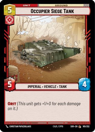 Occupier Siege Tank (165/252) - Spark of Rebellion