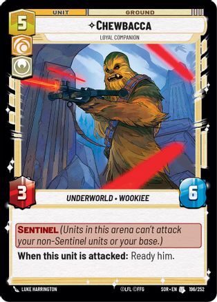 Chewbacca - Loyal Companion (196/252) - Spark of Rebellion
