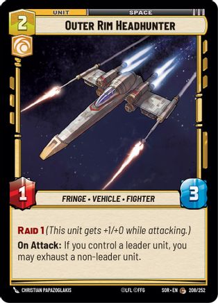 Outer Rim Headhunter (208/252) - Spark of Rebellion
