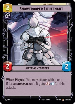Snowtrooper Lieutenant (227/252) - Spark of Rebellion