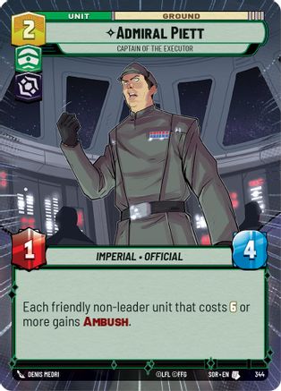 Admiral Piett - Captain of the Executor (Hyperspace) (344) - Spark of Rebellion