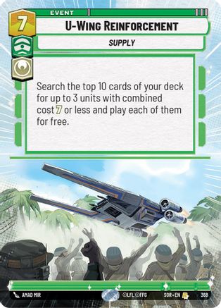 U-Wing Reinforcement (Hyperspace) (368) - Spark of Rebellion