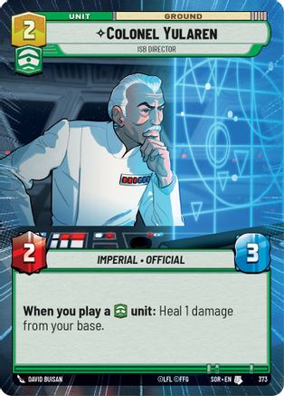 Colonel Yularen - ISB Director (Hyperspace) (373) - Spark of Rebellion
