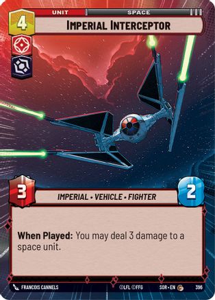 Imperial Interceptor (Hyperspace) (396) - Spark of Rebellion