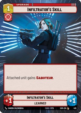 Infiltrator's Skill (Hyperspace) (429) - Spark of Rebellion Foil