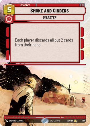 Smoke and Cinders (Hyperspace) (437) - Spark of Rebellion Foil