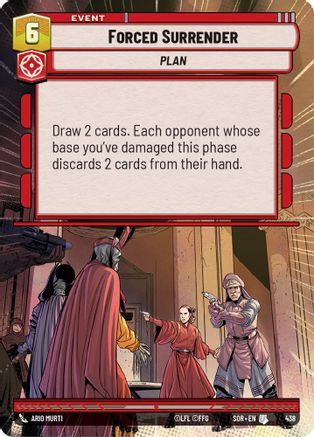 Forced Surrender (Hyperspace) (438) - Spark of Rebellion Foil
