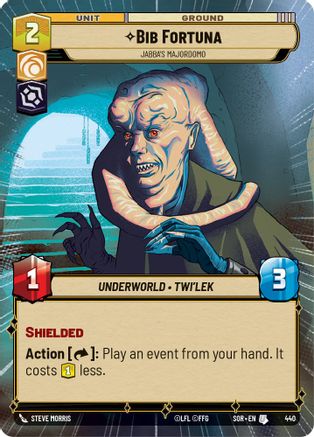 Bib Fortuna - Jabba's Majordomo (Hyperspace) (440) - Spark of Rebellion