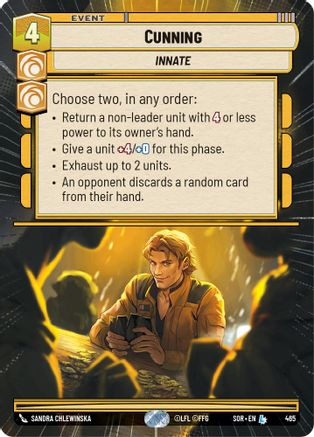 Cunning (Hyperspace) (465) - Spark of Rebellion Foil
