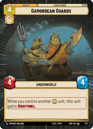 Gamorrean Guards (Hyperspace) (473) - Spark of Rebellion Foil