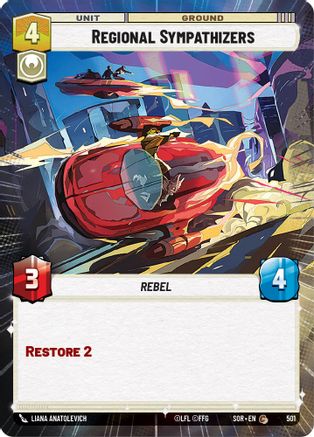 Regional Sympathizers (Hyperspace) (501) - Spark of Rebellion