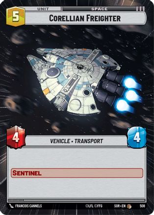 Corellian Freighter (Hyperspace) (508) - Spark of Rebellion